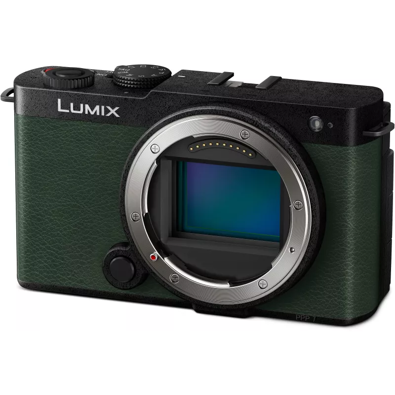 Panasonic Lumix DC-S9E-G fullframe-systeemcamera met 24,2MP CMOS-sensor, 5-assige beeldstabilisator, 6K-video, L-mount, donkergroen