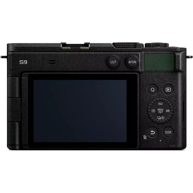 Panasonic Lumix DC-S9E-G fullframe-systeemcamera met 24,2MP CMOS-sensor, 5-assige beeldstabilisator, 6K-video, L-mount, donkergroen