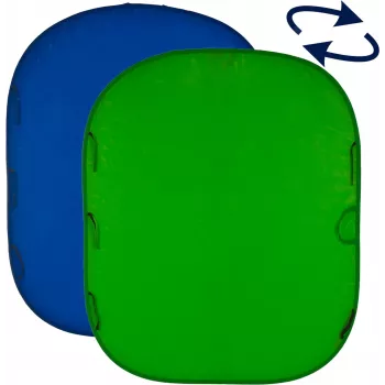 Manfrotto Chromakey-achtergrond 1.8 x 2.1 m, blauw/groen (LL LC5987)