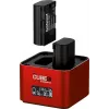 Hähnel ProCube 3 Twin oplader voor camera's Canon (1000 577.0)