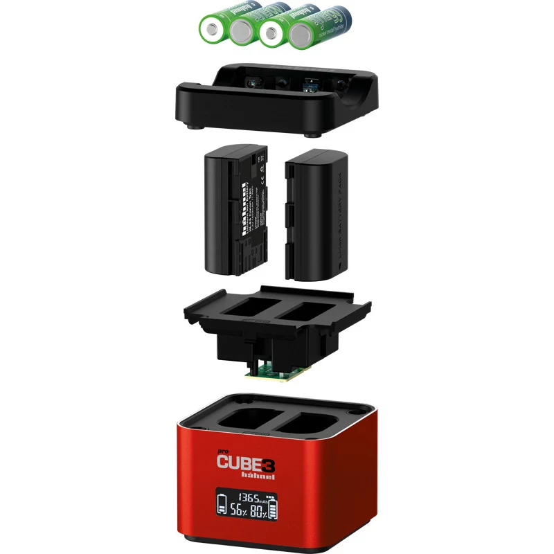 Hähnel ProCube 3 Twin oplader voor camera's Canon (1000 577.0)