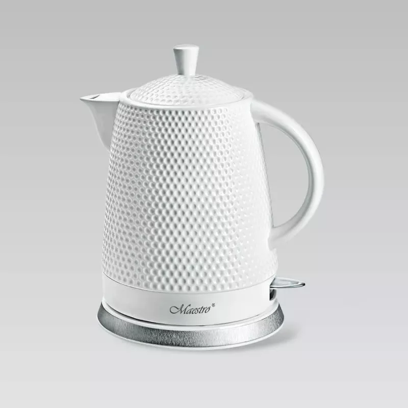 MEO keramische waterkoker 1,5 l 1500 W wit MR-069-WHITE MAESTRO