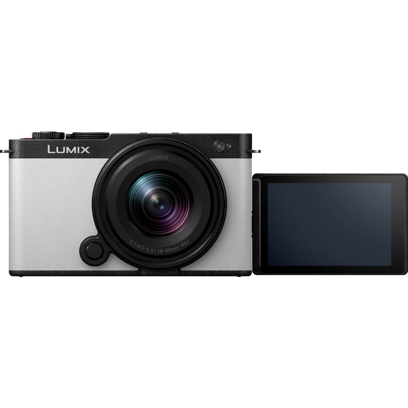Panasonic Lumix DC-S9 camera met objectiefkit 18-40mm, rookwit (DC-S9NE-W)