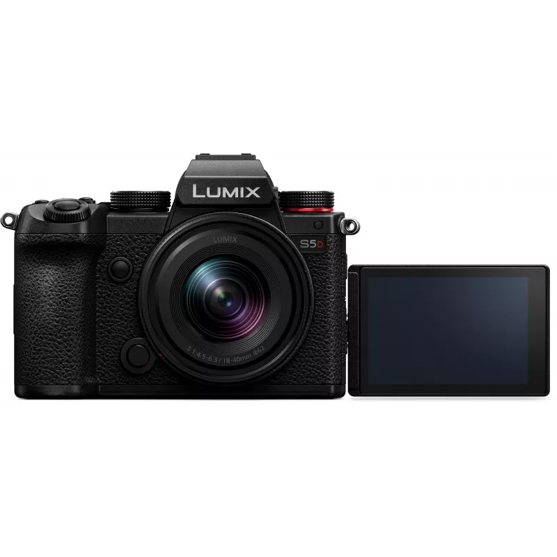 Panasonic Lumix DC-S5D camera met objectiefkit 18-40mm (DC-S5DNE-K)