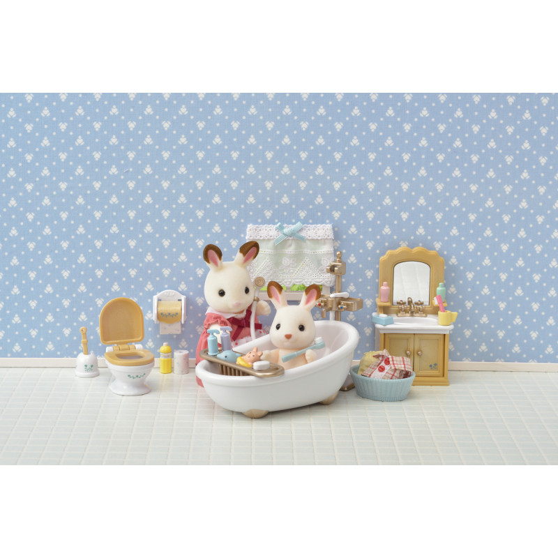 Sylvanian Families landhuisstijl badkamer meubelspelset