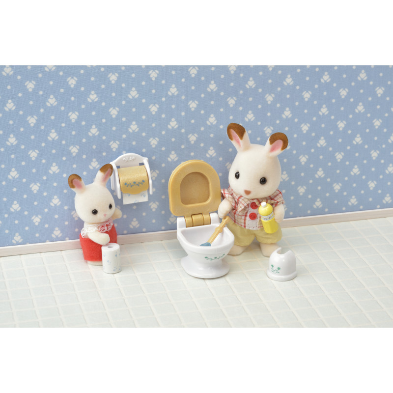 Sylvanian Families landhuisstijl badkamer meubelspelset