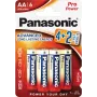 Panasonic Alkaline Power AA-batterijen LR6PPG/6BP 4+2 gratis pak (6 stuks)