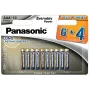 Panasonic Everyday Power AAA alkaline batterijen LR03 10-pack blister (6+4 bonus)