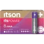 ITSON LR03IPO/8CB alkaline AAA batterijen, 8-pack, 1,5V, lange houdbaarheid