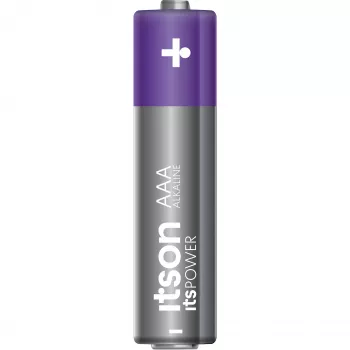 ITSON LR03IPO/8CB alkaline AAA batterijen, 8-pack, 1,5V, lange houdbaarheid