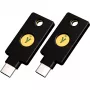 YubiKey 5C NFC beveiligingssleutel (zwart/goud, 2-pack)