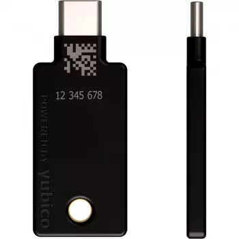 YubiKey 5C NFC beveiligingssleutel (zwart/goud, 2-pack)