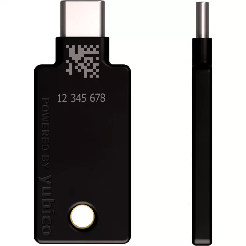 YubiKey 5C NFC beveiligingssleutel (zwart/goud, 2-pack)