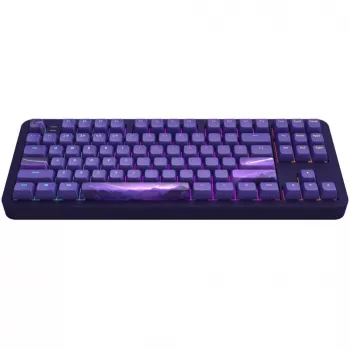 Dark Project ALU87B Celestial aluminium TKL toetsenbord, G3MS Voidstone switches, US layout