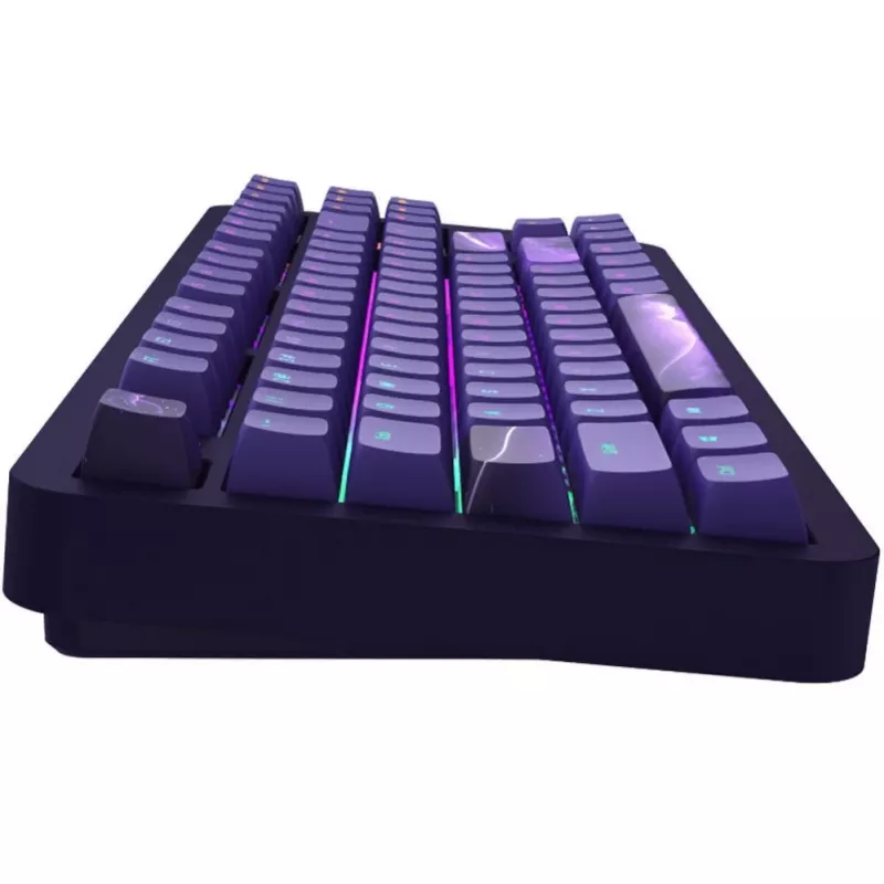 Dark Project ALU87B Celestial Aluminium TKL-toetsenbord, G3MS Voidstone-switches, US-indeling
