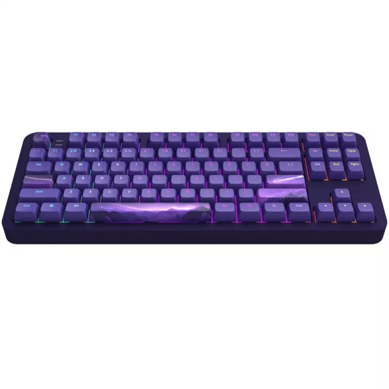 Dark Project ALU87B Celestial Aluminium TKL-toetsenbord, G3MS Voidstone-switches, US-indeling