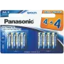 Panasonic Evolta LR6 batterijen, 4+4 st. (LR6EGE/8BW 4+4F)