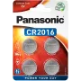 Panasonic CR2016 3V lithium knoopcel - 4-pack (CR-2016EL/4B)