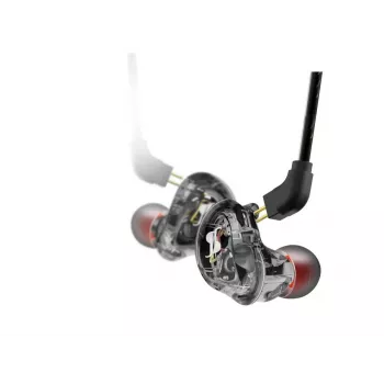 Stagg SPM-235 BK in-ear monitor hoofdtelefoon met afneembare kabel, zwart