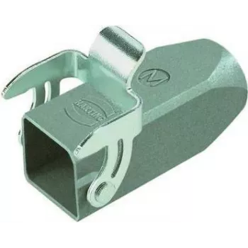 HARTING Han M20 koppelingsbehuizing, M20-schroefdraad, aluminium spuitgietwerk, IP65/IP67, stofgrijs