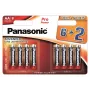 Panasonic Pro Power LR6 batterijen, 6+2 st. (LR6PPG/8B (6+2))