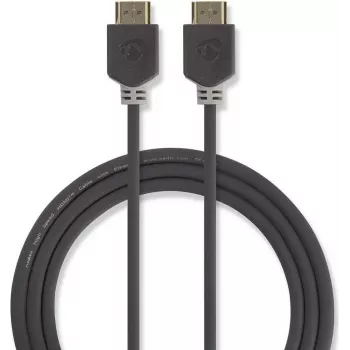 Nedis High Speed HDMI-kabel met Ethernet 4K@60Hz 18 Gbps 7,5 m Antraciet
