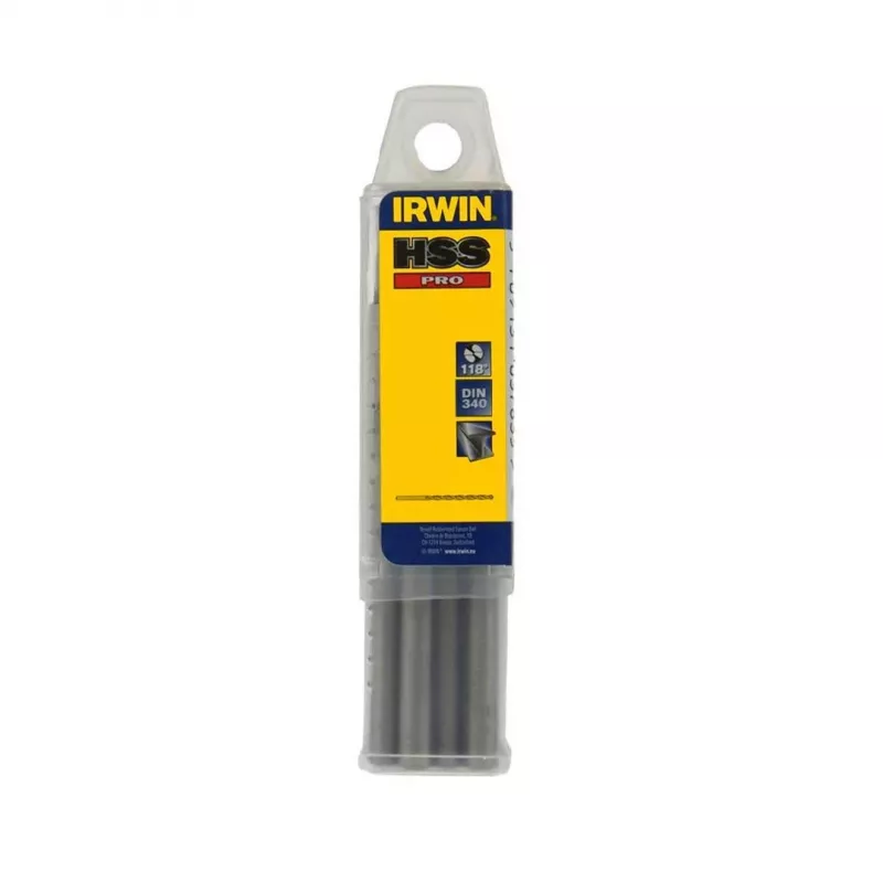 IRWIN metaalboor lang 12,0 x 205 mm (5 stuks)