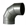 Schoorsteenhoek 90° 180 mm verstelbare stalen rookgasafvoerverbinder