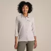 Craghoppers NosiLife Pro LS Shirt III dames reishemd - Soft Mushroom, XS