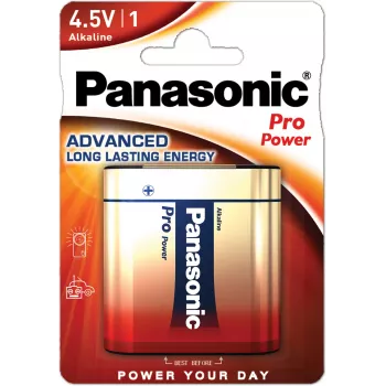 Panasonic Power Pack Gold 3LR12 4,5V alkaline platte batterij - 1 pack (blister)