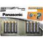 Panasonic Everyday Power alkaline AA batterijen LR6 8-pack blister (6+2 bonus)