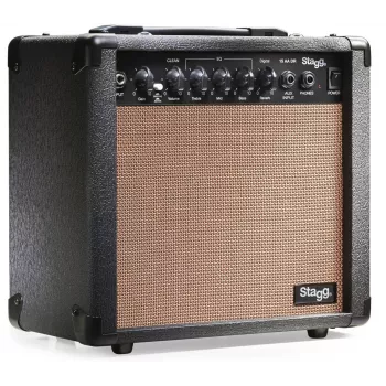Stagg S15AADR 15W akoestische combo-versterker met digitale reverb