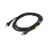Honeywell CBL-500-300-S00-07 USB-stroomkabel, 3m, zwart, type A naar type B, 5V