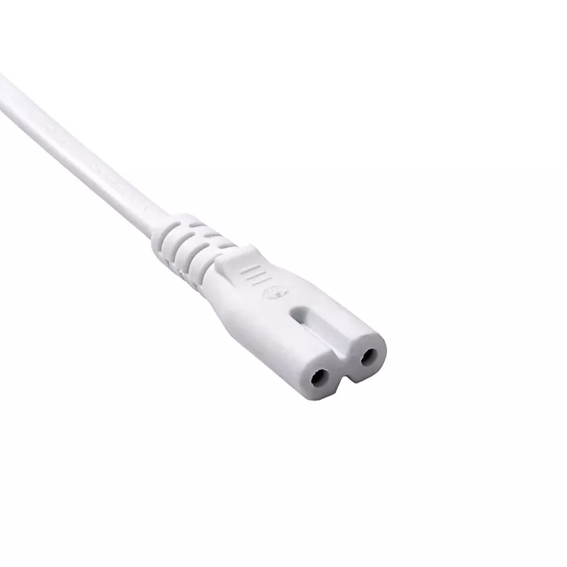 Akyga AK-RD-06A netsnoer CEE 7/16 (eurostekker) naar IEC C7, 2,5 A, 1,5 m, wit