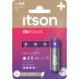 ITSON LR6IPO/4CP alkaline AA-batterijen, 4-pack, 1,5V, lange houdbaarheid