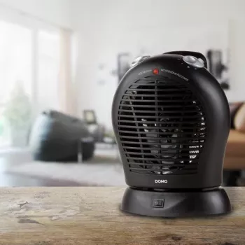 DOMO DO7324F mobiele heteluchtkachel 2000 W wit grijs