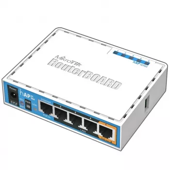 MikroTik hAP ac lite 500 Mbit/s wit PoE-ondersteuning