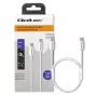 QOLTEC 52360 USB 2.0 Type-C-kabel 1,8 m zwart
