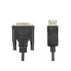 Accura DisplayPort naar DVI-D adapterkabel 1,8 m zwart
