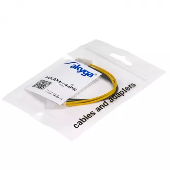 AKYGA AK-CA-12 Molex-naar-P4-adapterkabel 15cm