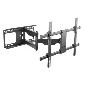 KRUGER & MATZ LEC-KM1305 full motion tv-muurbeugel voor 37-70 inch televisies, draaibaar, kantelbaar, uitschuifbaar, 40 kg, zwart