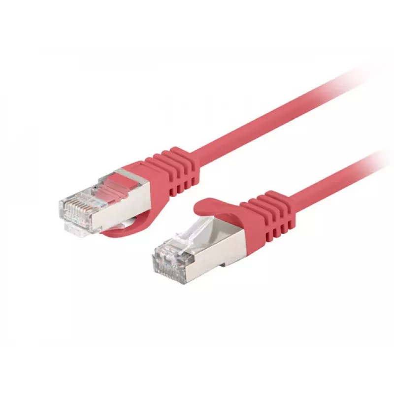Lanberg 10-pack Cat.6 FTP patchkabel 0,5 m rood Fluke Passed