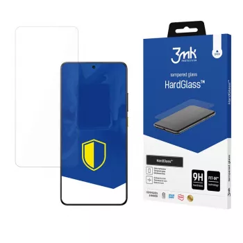 3mk HardGlass beeldschermbeschermglas van gehard glas voor POCO X7 Pro – 9H, 0,3 mm, 2,5D, oleofoob, blaasvrij