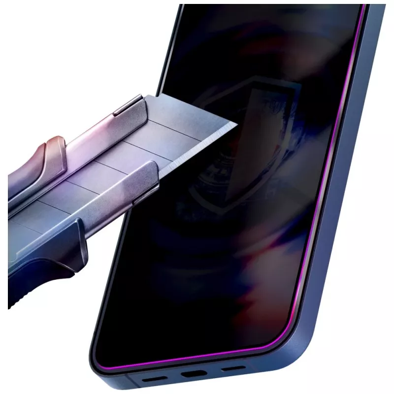 3MK Hardglass Max Privacy gehard glas beeldschermbescherming met EasyApp-frame voor Samsung Galaxy S24/S25