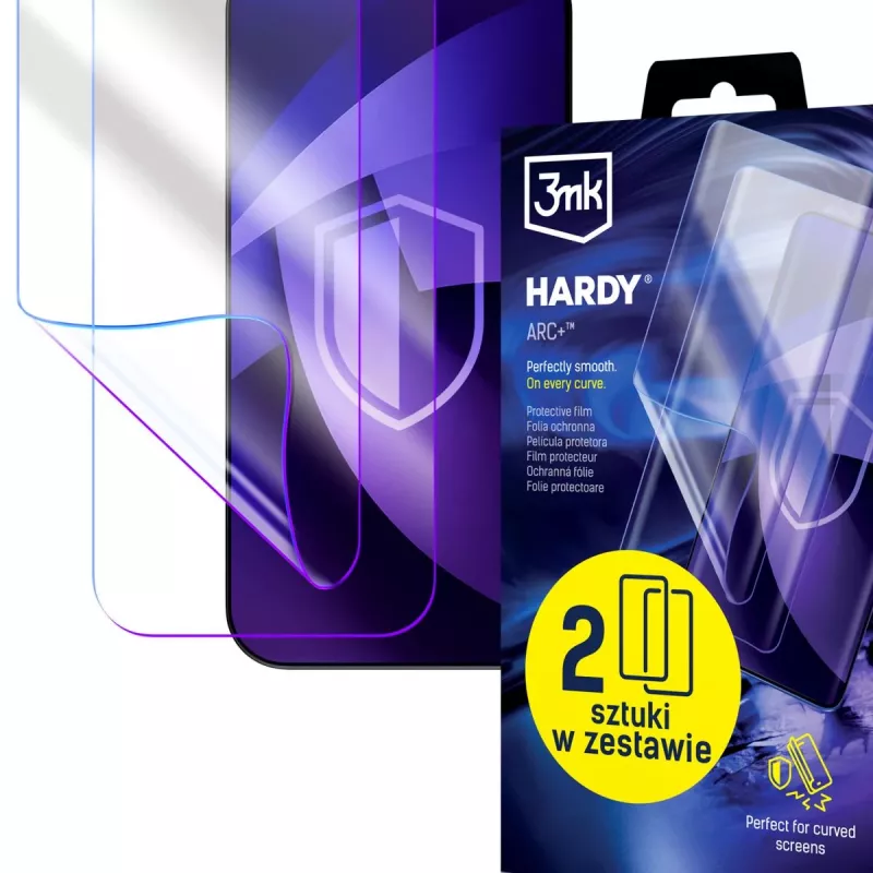 3mk Hardy ARC+ beeldschermbeschermfolie voor POCO X8 Pro (2-pack)