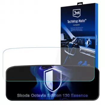 3mk TechWrap matte beeldschermbeschermfolie voor teller Skoda Octavia Edition 130 Essence (2024-2025)