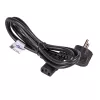 Akyga AK-PC-02A haakse netkabel, CEE 7/7 naar IEC C13 90°, 1,5 m, zwart