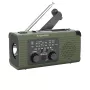 Kruger&Matz KM0836 Solar noodradio met SOS, 5000 mAh powerbank, zaklamp en dynamo
