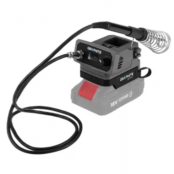 GRAPHITE Energy+ 18V accu-soldeerstation 60W, 200-480°C, LCD, zonder accu