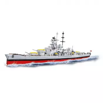 COBI slagschip Gneisenau 1:300 modelbouwpakket - 295 onderdelen, Duits oorlogsschip uit de Tweede Wereldoorlog